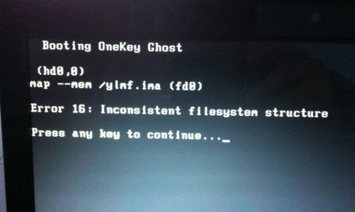 系统故障filesystem structure如何修复